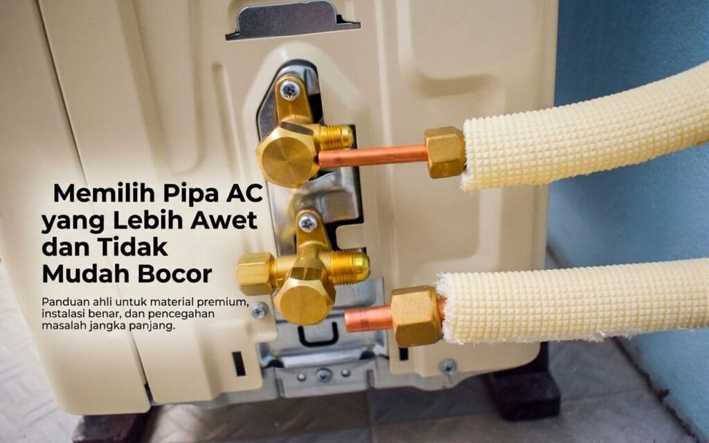Cara Memilih Pipa AC yang Bagus untuk Rumahan agar AC Lebih Tahan Lama dan Tidak Mudah Bocor