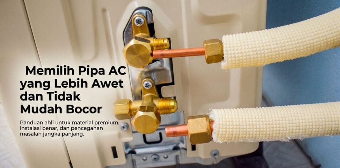 Cara Memilih Pipa AC yang Bagus untuk Rumahan agar AC Lebih Tahan Lama dan Tidak Mudah Bocor
